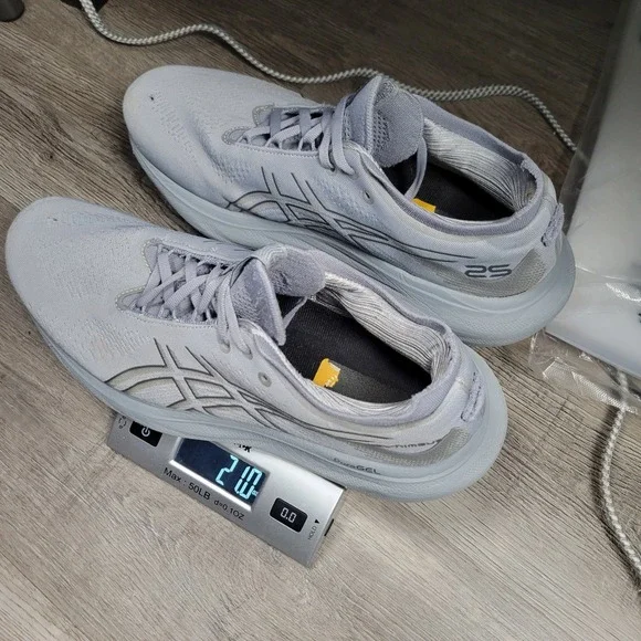 Asics Gel-Nimbus 25 Mens Running Shoes Piedmont Grey 101B547 Size 9.5 - Picture 12 of 12